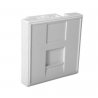 Face avant 45x45 1 port Keystone - FA4545 - dfiplus