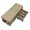 Adaptateur Gigogne 6 plots RJ12 - FM6RJ12F - dfiplus