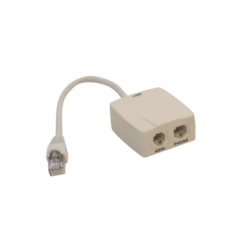 Filtre ADSL RJ45 vers RJ12 & RJ45 - FADSL1245 - dfiplus