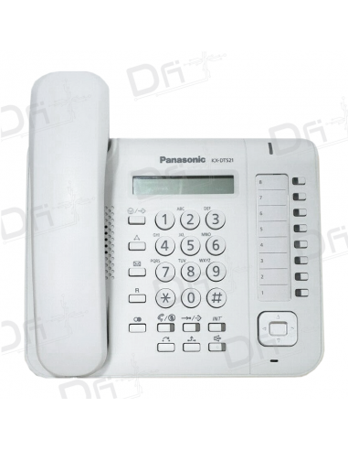 Panasonic KX-DT521 Digital Phone White - dfiplus