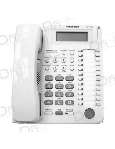 Panasonic KX-T7736 Digital Phone White - dfiplus