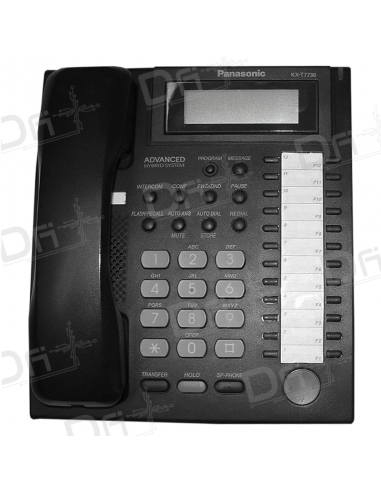 Panasonic KX-T7736 Digital Phone Black - dfiplus