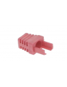 Manchon RJ45 Type Surmoulé Rouge - MSRJ45R - dfiplus