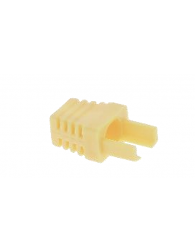 Manchon RJ45 Type Surmoulé Jaune - MSRJ45Y - dfiplus