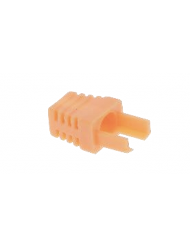 Manchon RJ45 Type Surmoulé Orange - MSRJ45O - dfiplus