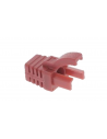 Manchon RJ45 Type Verrouillage Snagless Rouge - MVRJ45R - dfiplus