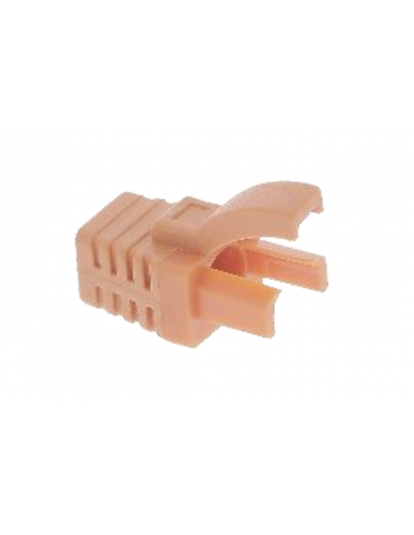 Manchon RJ45 Type Verrouillage Snagless orange - MVRJ45O - dfiplus