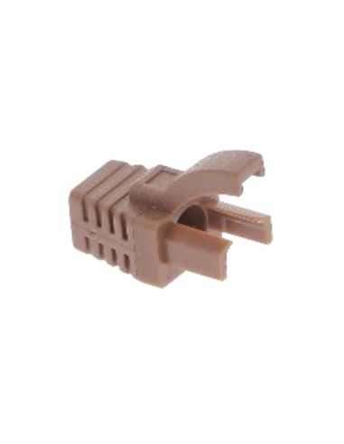 Manchon RJ45 Type Verrouillage Snagless Marron - MVRJ45M - dfiplus