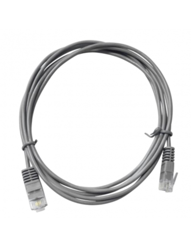 Cordon Patch Téléphonique 1 Paire UTP Gris 1m - C45UG1 - dfiplus